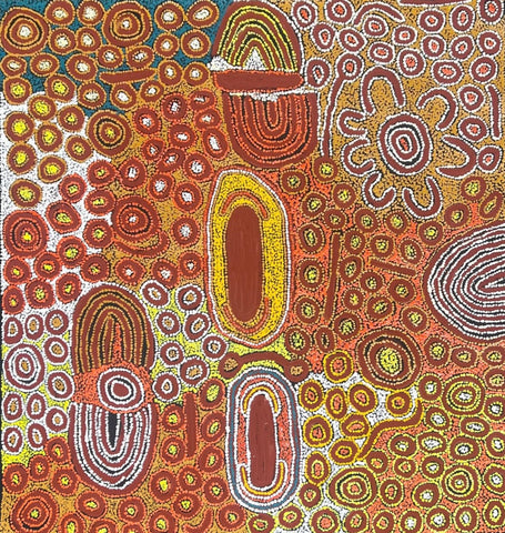 Marlene Young Nungarrayi 'My Country' painting, 105x95cm