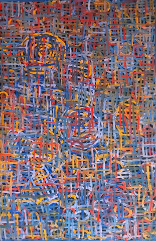 Betty Club Mbitjana My Mother's Dreaming painting 60x90cm