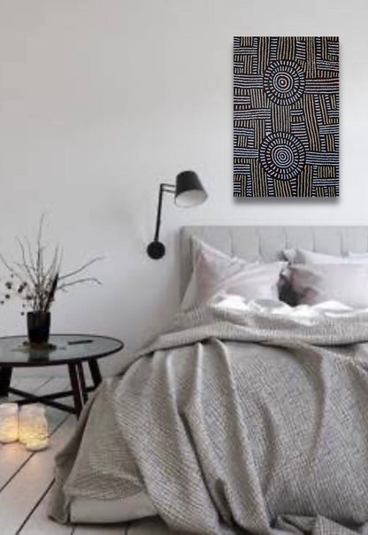 Bambatu Napangardi 'Kungka Tjukurrpa' painting, 60x90cm