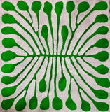 A painting by Aboriginal artist Mitjili Naparrula.