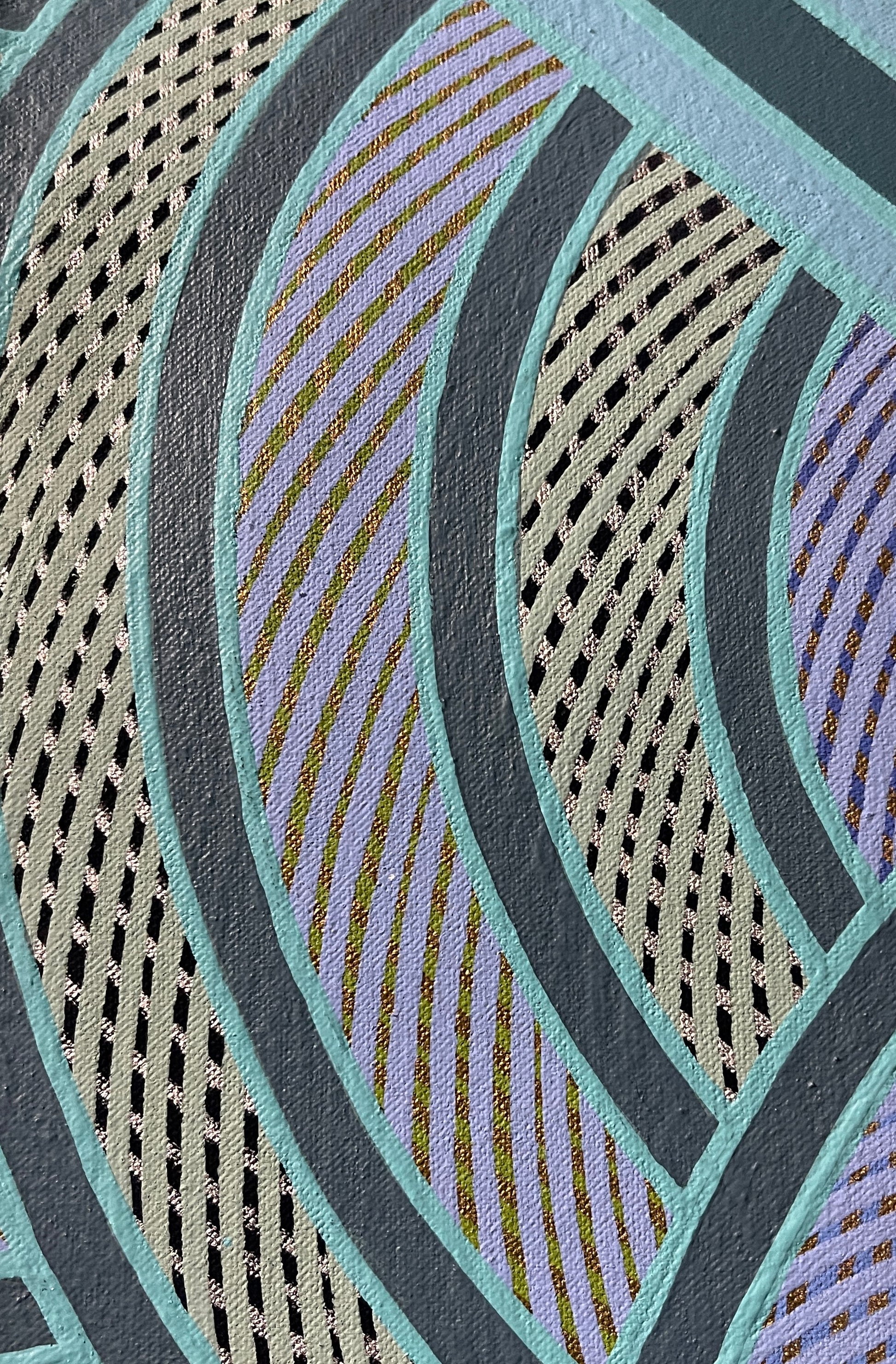 Close-up of artwork by Ruby Djikarra Alderton