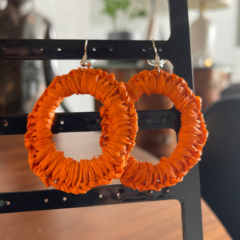 Raffia Earrings