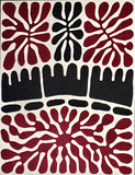 A 90x120cm painting by Aboriginal artist Mitjili Naparrula.