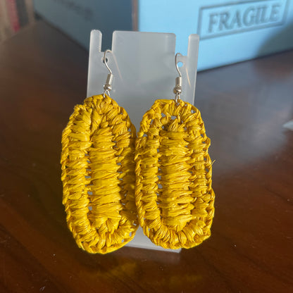 Raffia Earrings
