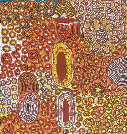 Marlene Young Nungarrayi 'My Country' painting, 105x95cm