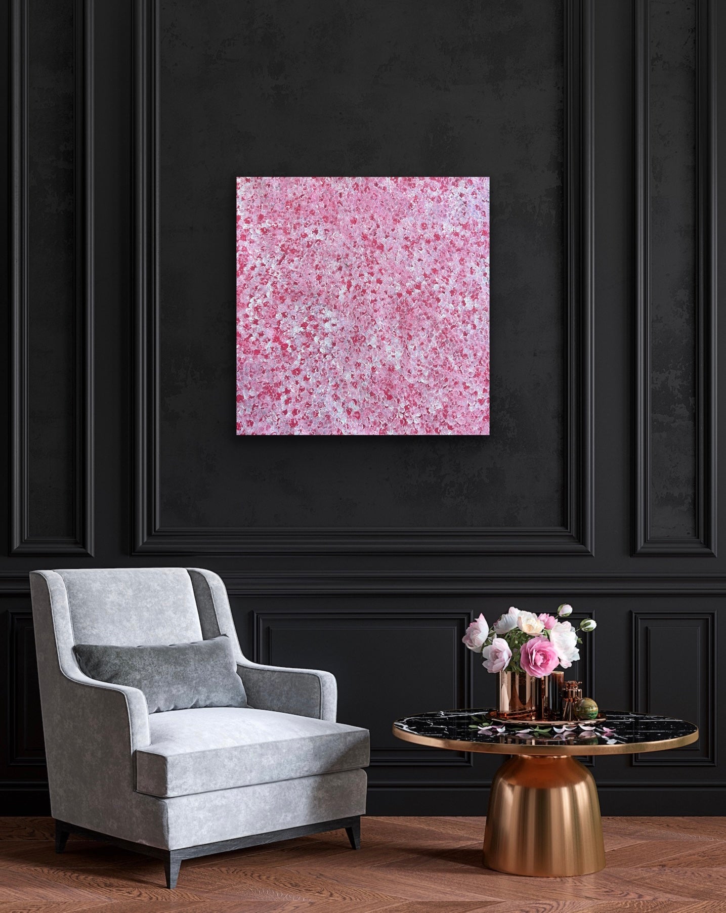 Bessie Pitjara 'Anwekety (Bush Plum) dreaming' painting, 89x85cm