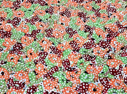 an extreme close-p of a painting by Felicity Robertson Nampijinpa.