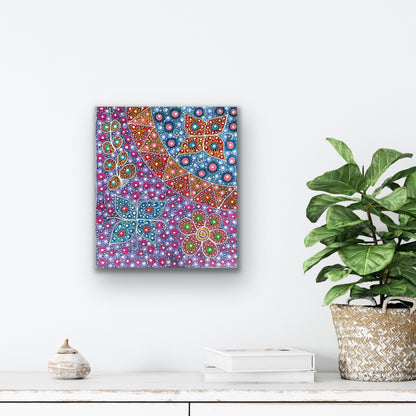 Anna Tilmouth Napangardi 'Atnyerlenge (Native Fuchsia)' painting 36x31cm
