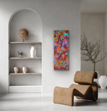 Emily Pwerle 'Awelye (Women's Ceremony)' painting, 120x45cm