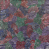 Eileen Bird Kngwarreye 'Arlatyeye (Pencil Yam) Dreaming' painting 60x60cm Multi