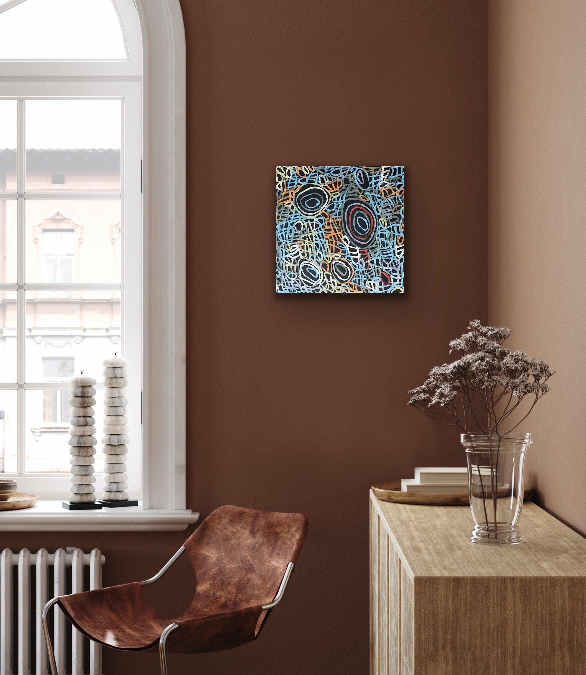 Charmaine Pwerle 'Awelye (Women's Ceremony)' 60x60cm