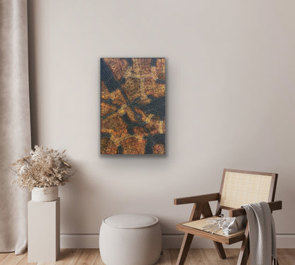 Gracie Morton Pwerle 'Bush Plum Dreaming' painting 90x60cm