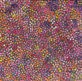 Eileen Bird Kngwarreye 'Arlatyeye (Pencil Yam) Dreaming' painting 45x45cm Multi