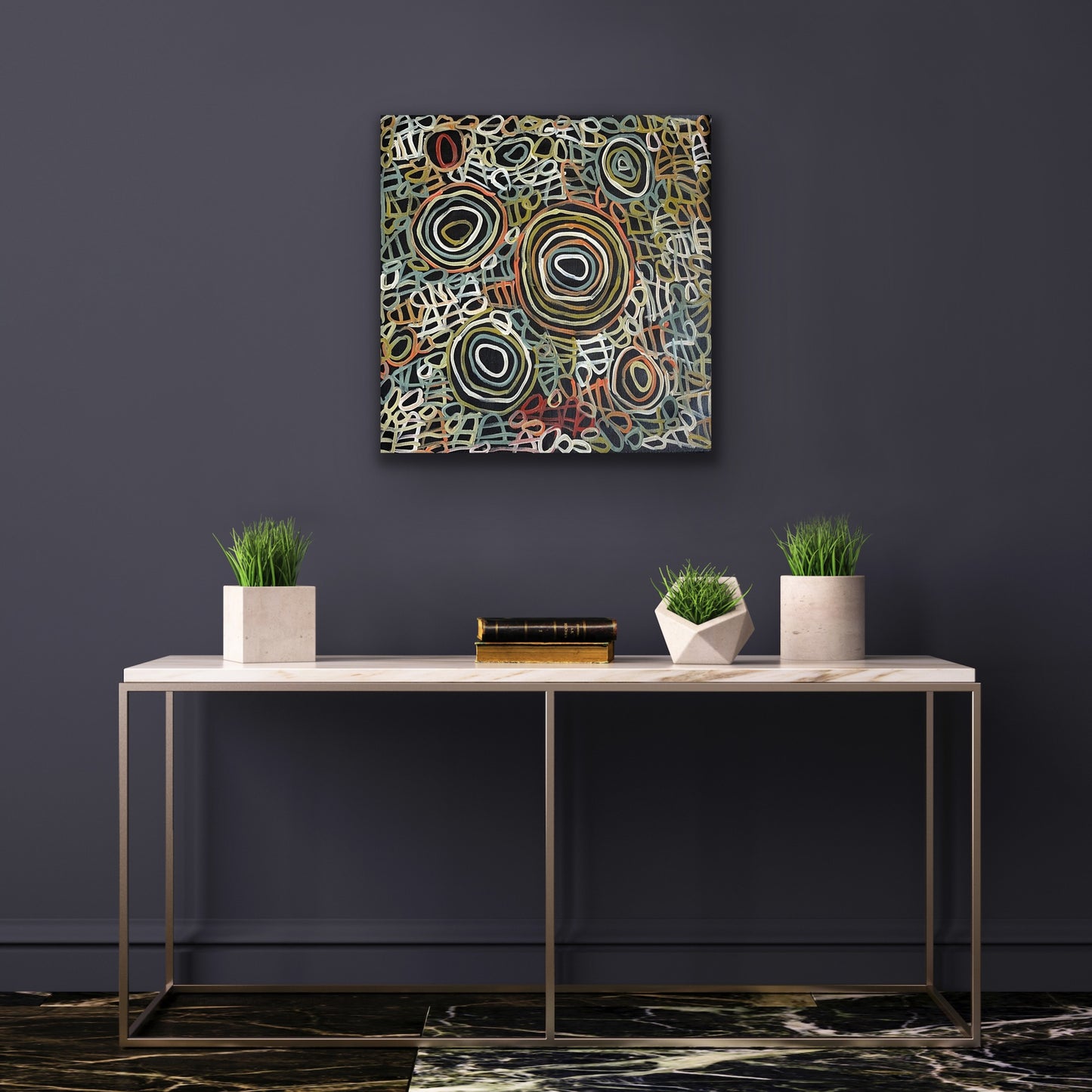 Charmaine Pwerle 'Awelye (Women's Ceremony)' 60x60cm