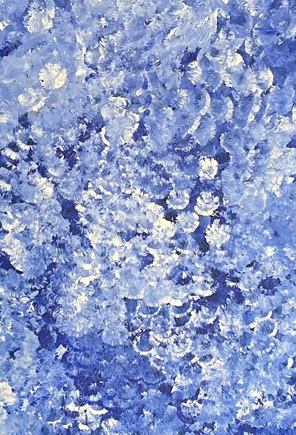 Bessie Pitjara 'Anwekety (Bush Plum)' painting, 90x65cm