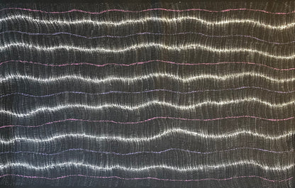 Debbie Brown Napaljarri 'Bush Tomato Dreaming (Wanakiji Jukurrpa)' painting 95x150cm Unstretched White Pink Purple