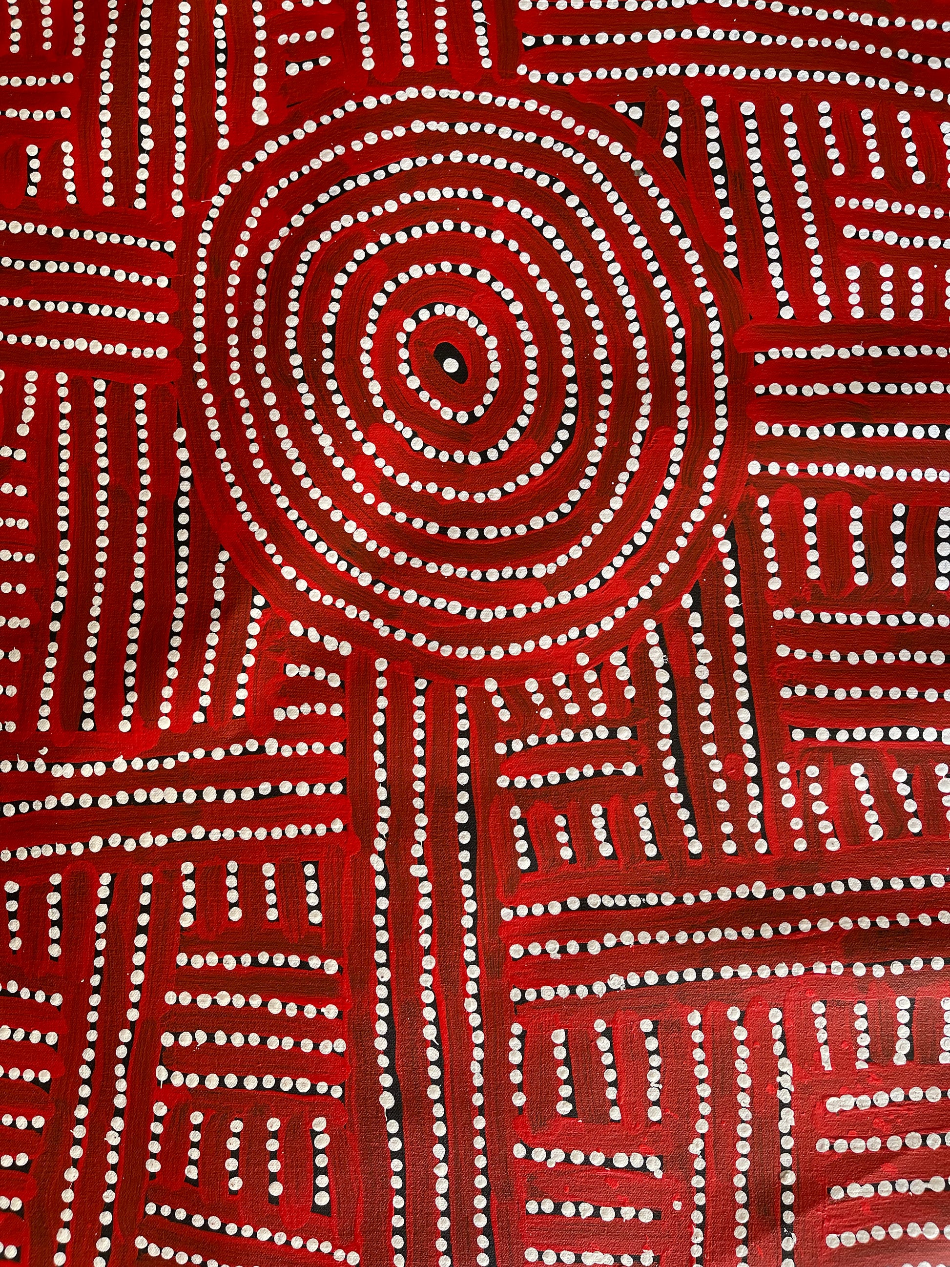 Bambatu Napangardi 'Kungka Tjukurrpa' painting, 60x90cm