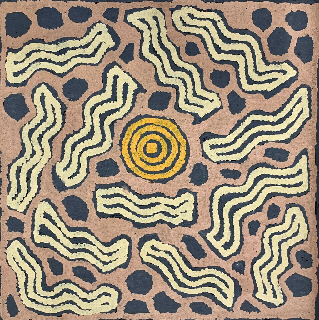 Glenys Gibson Napaltjarri 'My Country' painting 60x60cm