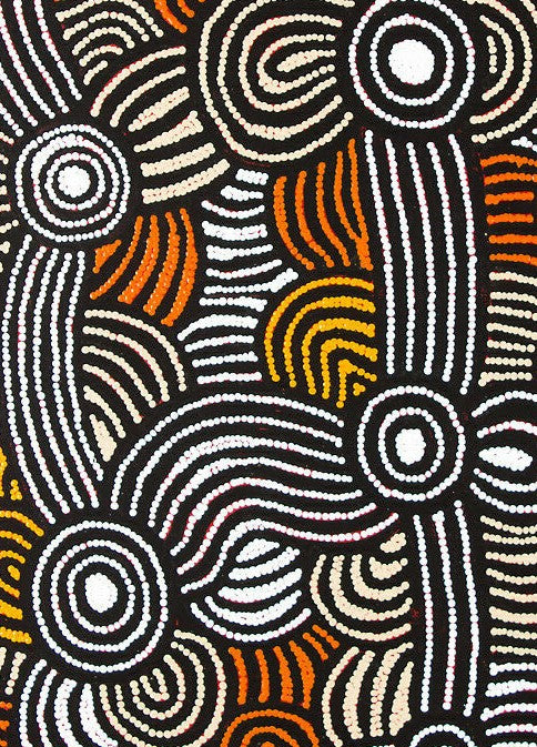 Fiona Young Napanangka 'My Country' painting 89x61cm