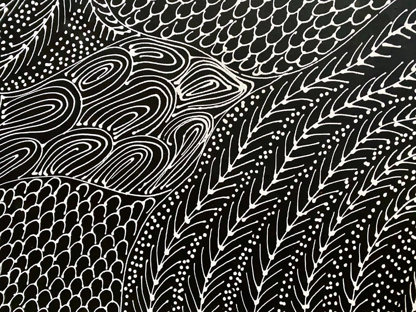 Freda Price Pitjara 'My Country' painting 90x60cm