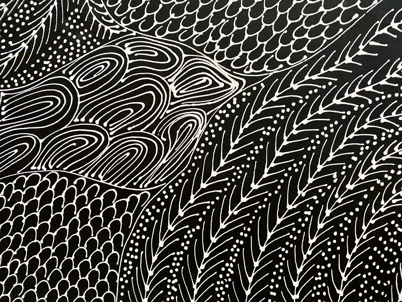 Freda Price Pitjara 'My Country' painting 90x60cm