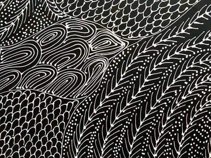 Freda Price Pitjara 'My Country' painting 90x60cm