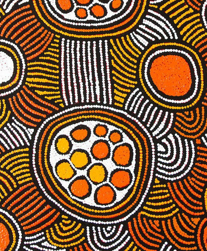 Fiona Young Napanangka 'My Country' painting 89x61cm